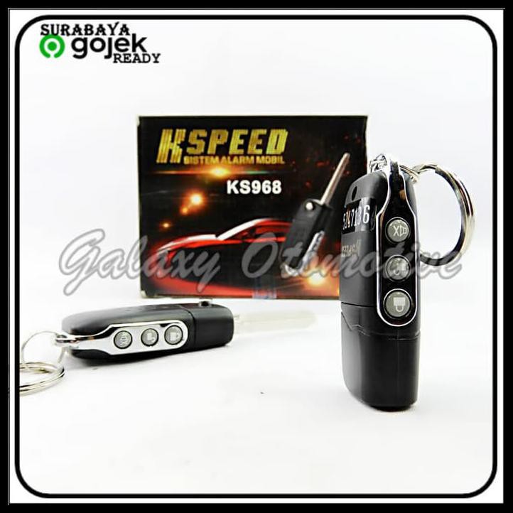 Ready Stock Alarm Mobil K-Speed Remote Type Kunci Lipat