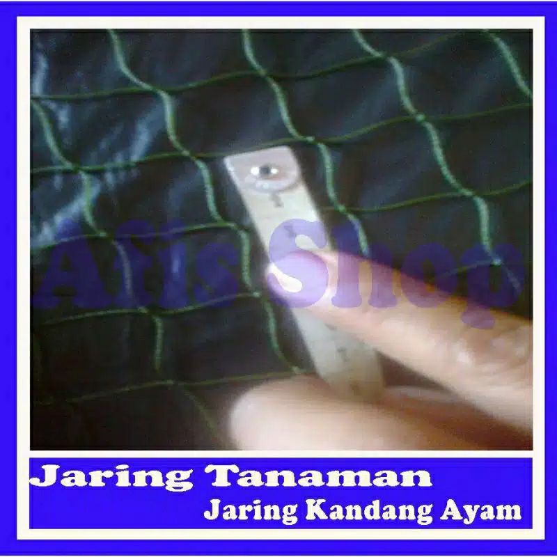 Jaring Ayam 12 meter x 3 meter lubang 2 cm / Jaring Kandang / Jaring Paranet / Jaring Kandang Ayam