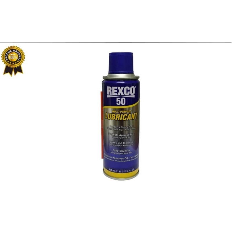 Multipurpose Lubricant Rexco 50 220ml/ cairan pembersih karat rexco