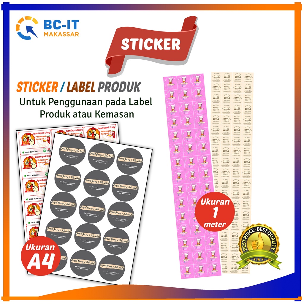 

Label Produk Kemasan