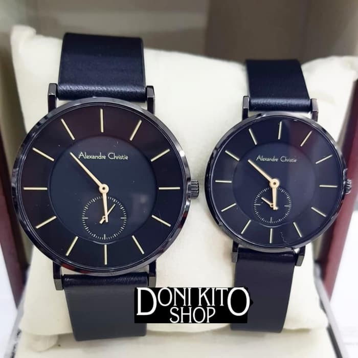 Hot Sale Jam Tangan Couple Alexandre Christie Original AC8484 / 8484 / AC 8484 Terbaik