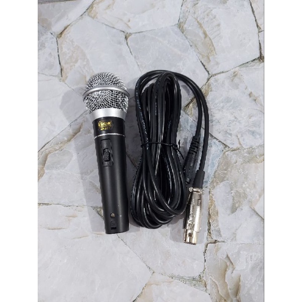 Mic Homic Profesional Dynamic Microphone HM 708 Mic Kabel Homic