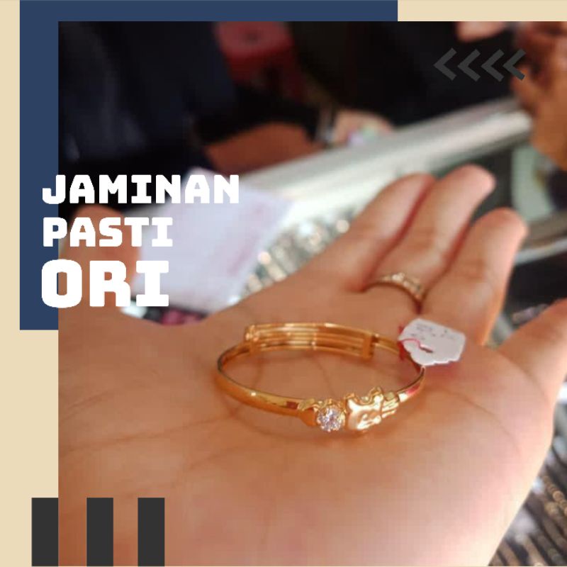 Gelang Emas Anak Bayi Gelang Tangan Anak Gelang Karakter Anak EmasAsli