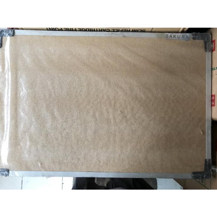 

softboard sakura 60 x 90 cm polos papan pin board / soft board 60x90