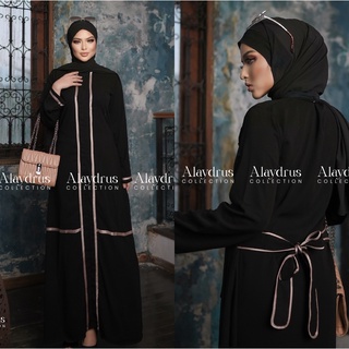New Abaya Gamis Maxi Dress Arab Saudi Bordir Zephy Turki Umroh Dubai Turkey India Wanita Hitamjo 408