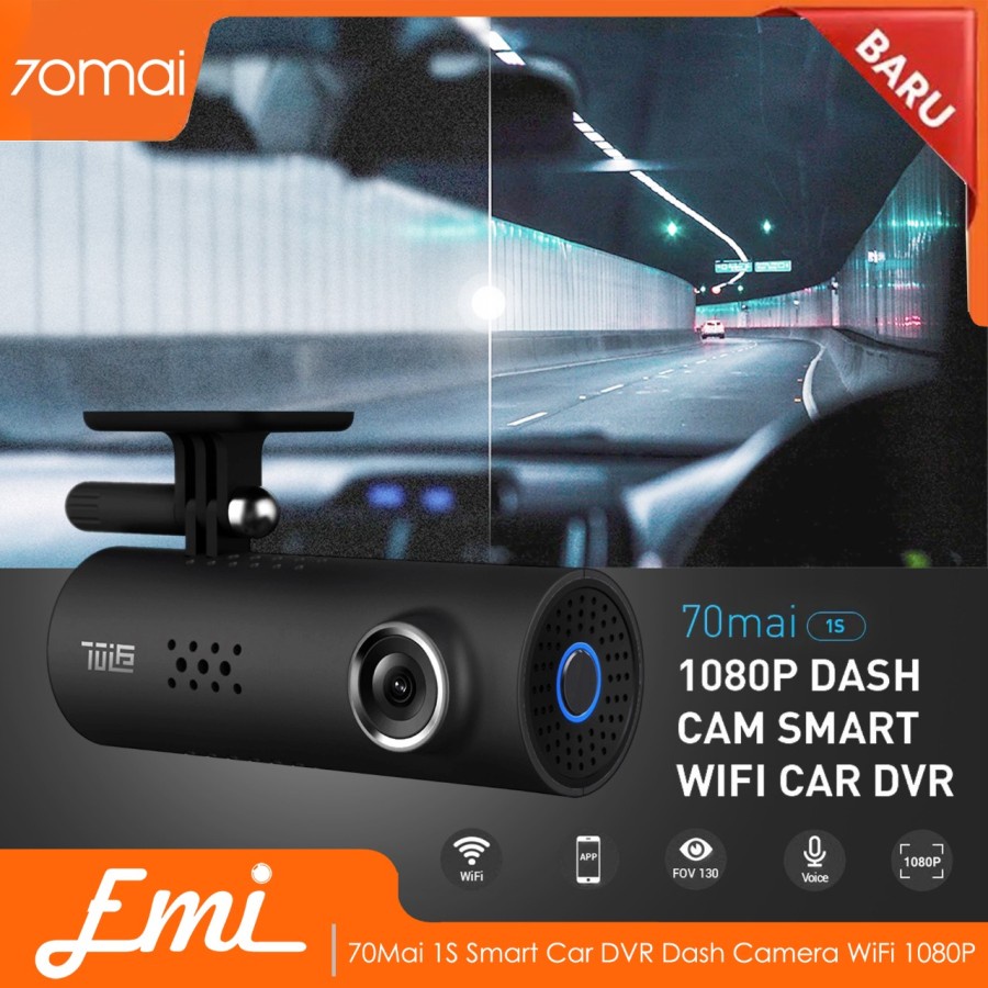 70Mai Smart Dashcam WiFi Car DVR Voice Control Global Version D06 1S