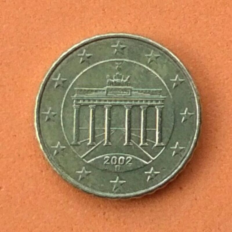Koin Jerman 10 Euro Cent 2002 SP120