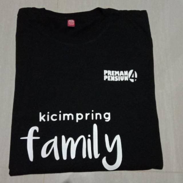 Kaos Baju Combed Distro Kicimpring Family polos custom preman pensiun