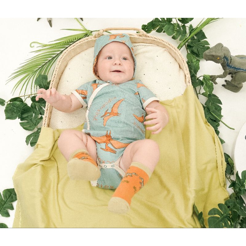 BOHOPANNA - SHORT KIMONO COMBINE - JUMPSUIT ANAK - JUMPER BAYI - BODYSUIT BAYI