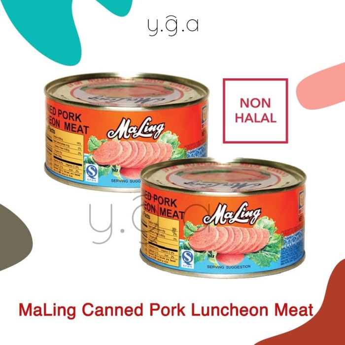 

5ds45ss Maling Canned Pork Luncheon Meat / Daging Maling (Non-Halal) Xa20X1