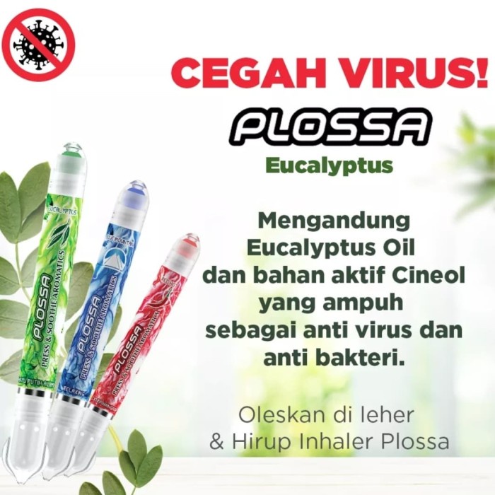 Plossa Aromatherapy Minyak Angin Aromaterapi