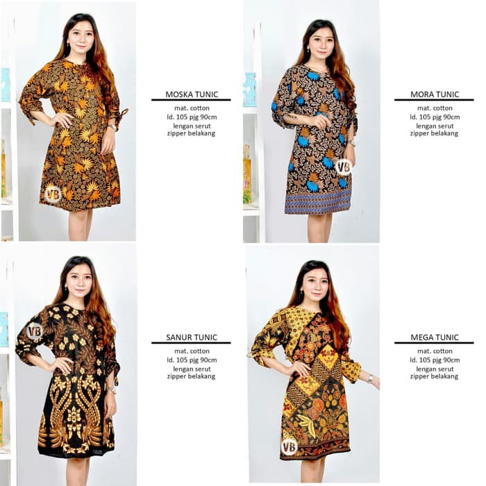 BAJU BATIK TUNIK / TUNIK BATIK PEKALONGAN -