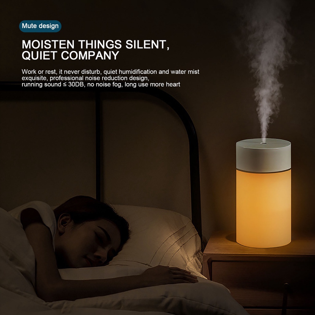 1PCS  260ML Air Humidifier Aroma Essential Oil Diffuser with Colorful Night Light