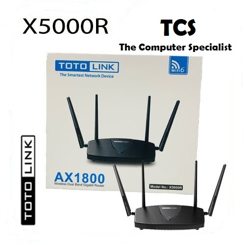 Router Totolink X5000R - AX1800 WiFi 6 - Dual Band Gigabit Router 1800