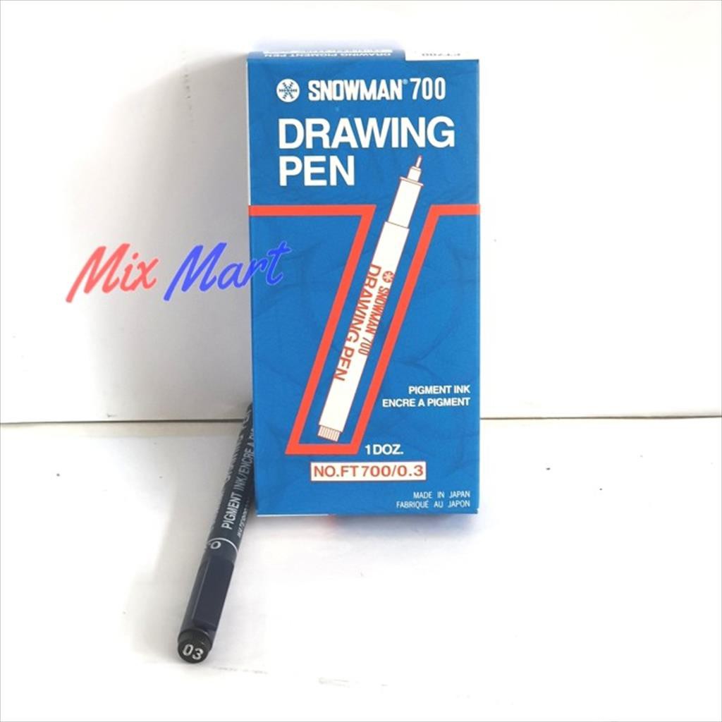 

Pen Drawing Snowman 700 0.3 FT700/0.3 Hitam