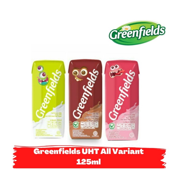 

SUSU GREENFIELDS UHT MILK ALL VARIANT 125ml