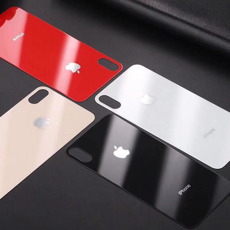 Kasus iPhone11 kaca kembali film 11Pro 7 P iPhone 8 plus iX XS Max XR iPhone 6 i6s Ditambah stiker berwarna kaca bawah film