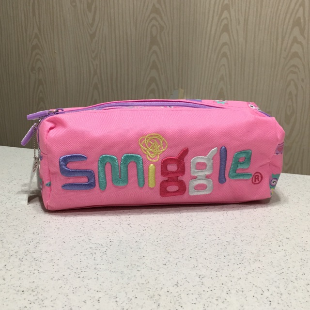 Smiggle Pencil Case Soft Original Pink Owl