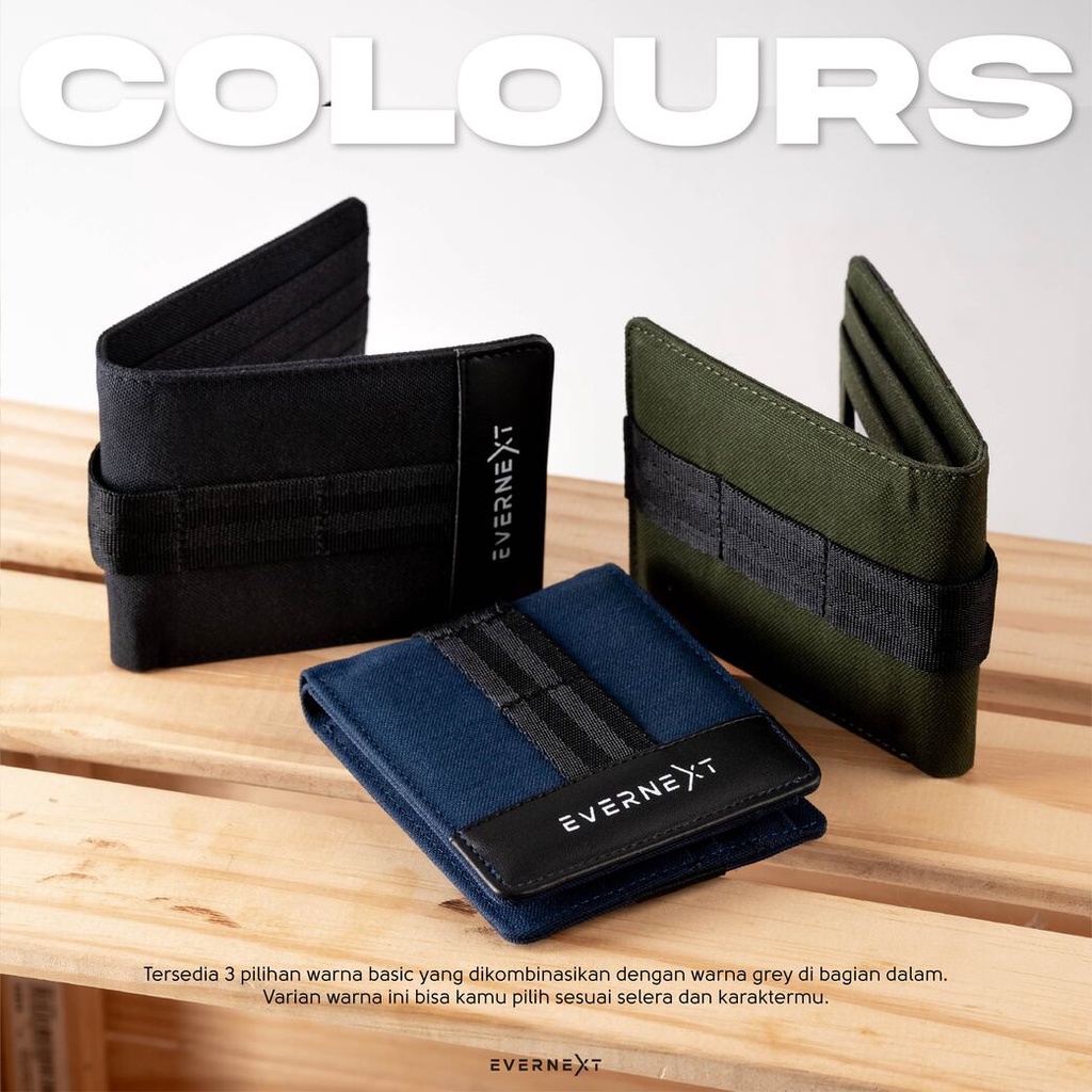 Dompet Cowok Dompet Lipat Pendek Pria Dompet Casual Canvas Premium Trendy Dompet Kartu Original Distro Men Wallet Free Box Eksclusive