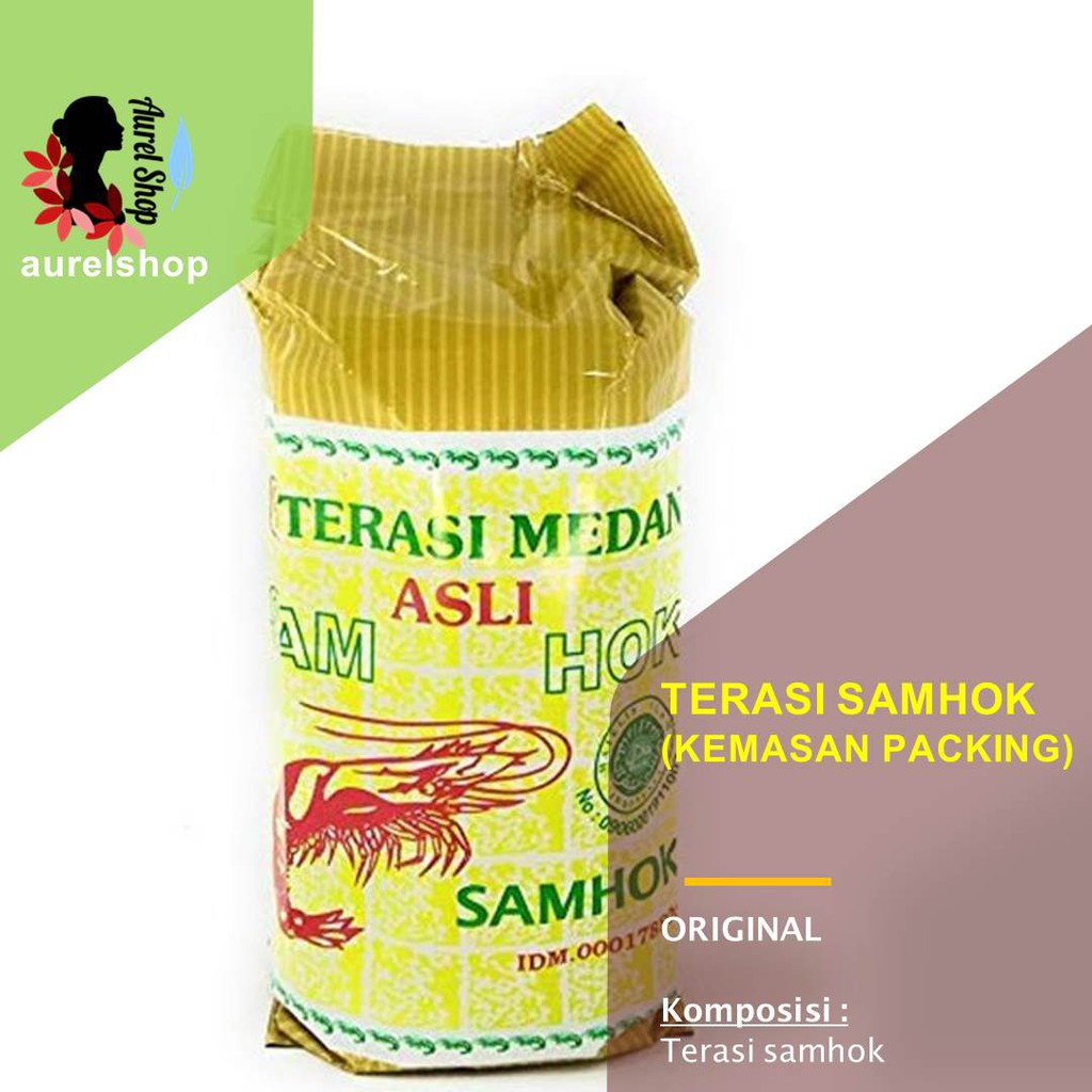 

SAMHOK Terasi Udang Bulat kemasan @140 gram