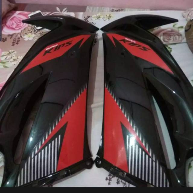 Fairing sayap Ninja RR New Striping merah 2014/2015