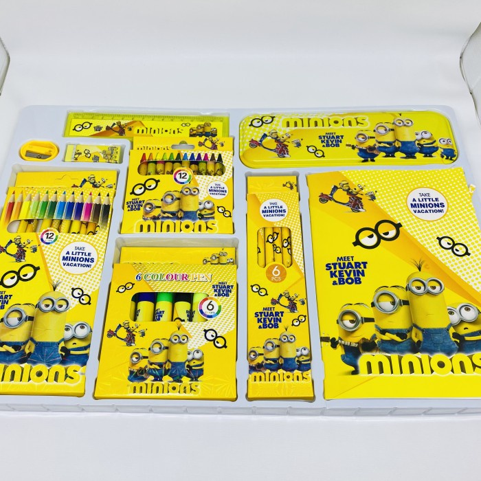 

Hadir Stationary Set Xl Peralatan Tulis Gambar Anak Lengkap Minion Minions Terlaris