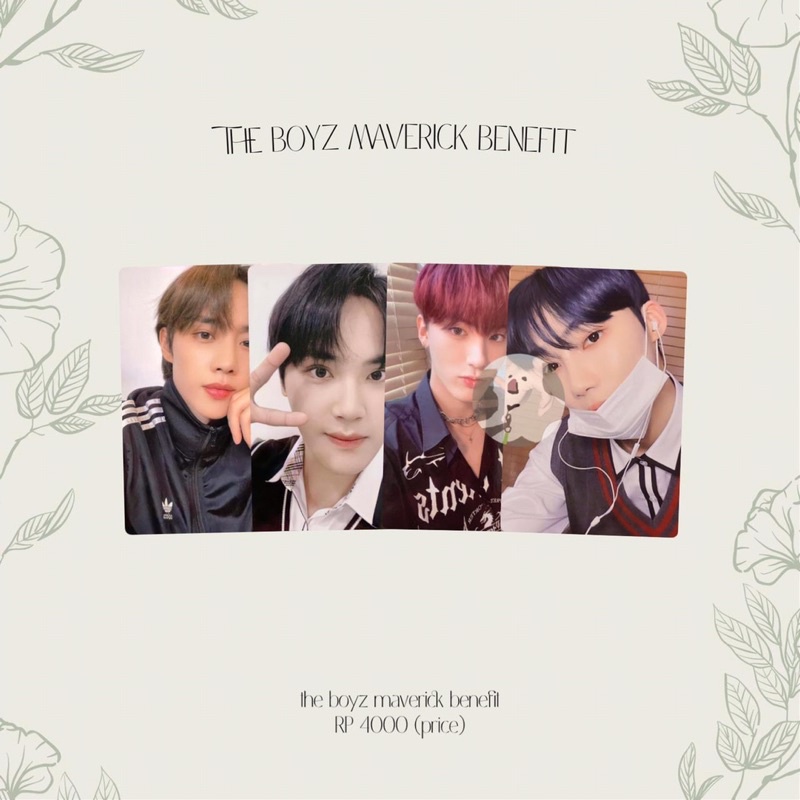 Photocard The Boyz Tbz Maverick Benefit Beatroad Mihwadang Withdrama 3 Makestar 3 Joeun Music Dmc Mu