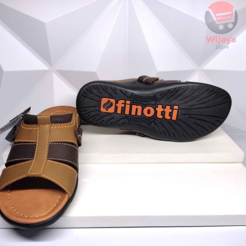 Finotti BPZ 12 Sandal Slop Pria Sendal Selop Kasual Cowok Laki-Laki Desain Trendy dan Berkualitas Original Finotti