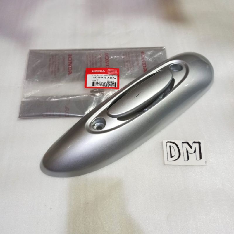 protector muffler cover tutup tameng knalpot kenalpot Scoopy FI ESP 2012-2016 18318-K16-A40ZA asli o