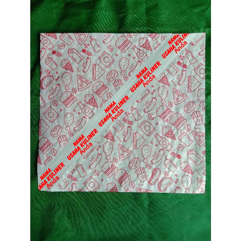 

Bungkus Nasi / Kebab Sablon Cantik