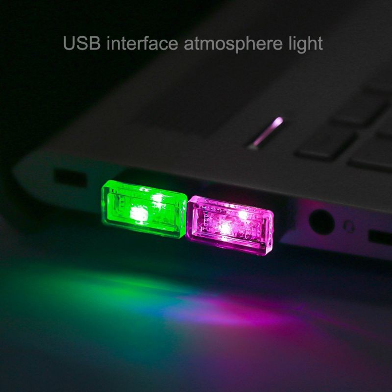 Lampu mini led usb atmosfer dekorasi mobil