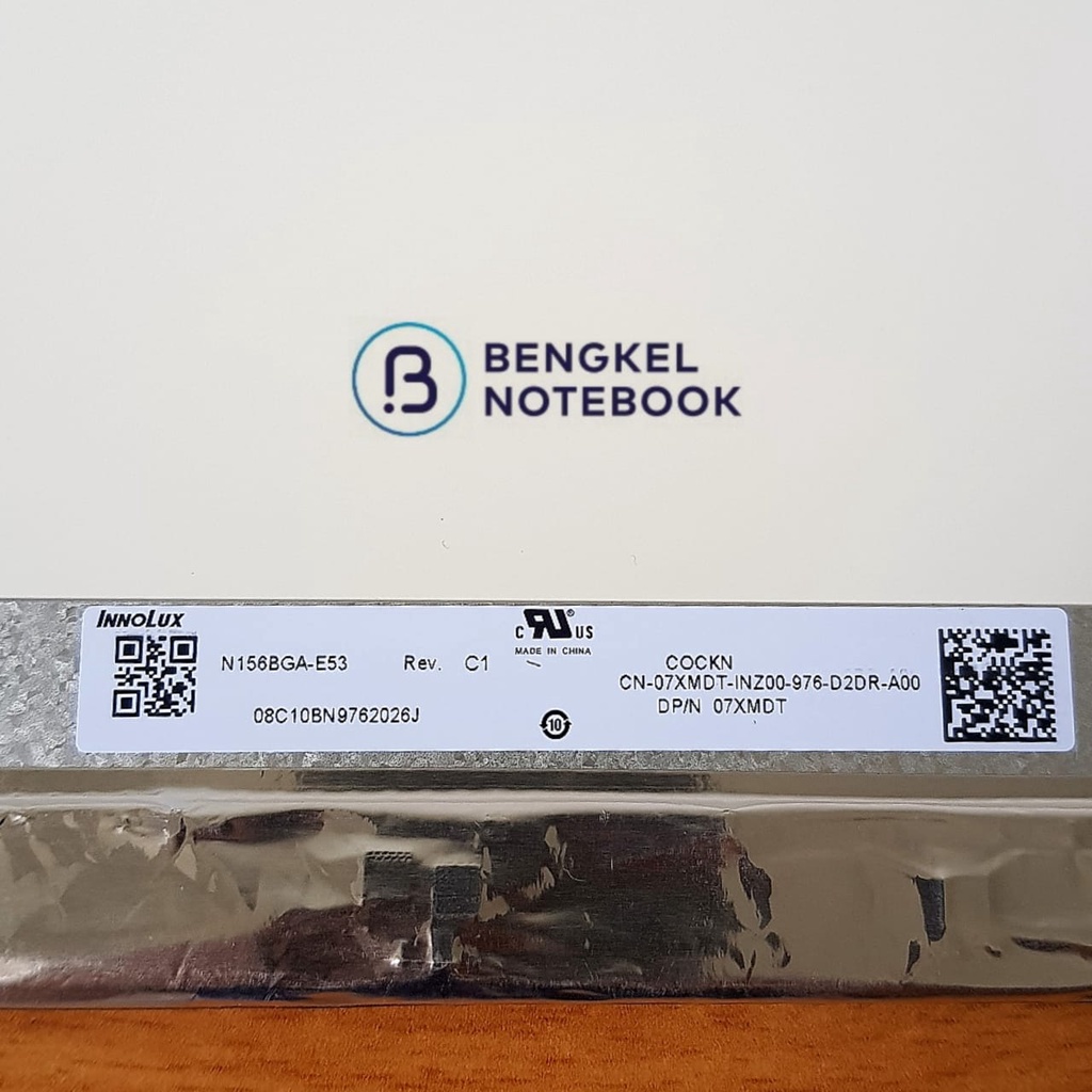 LCD 15.6 Slim 30pin kanan Nokuping PCB Rata N156BGA-E53  NT156WHM-N46 B156XTN08.2 NT156WHM-N4T