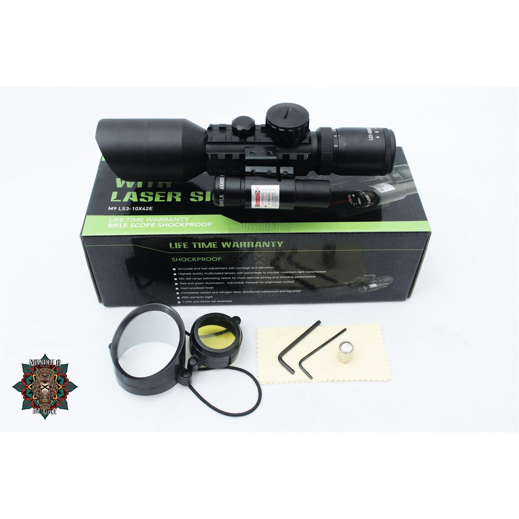 Telescope M9 LS3-10X42E Zoom 10x