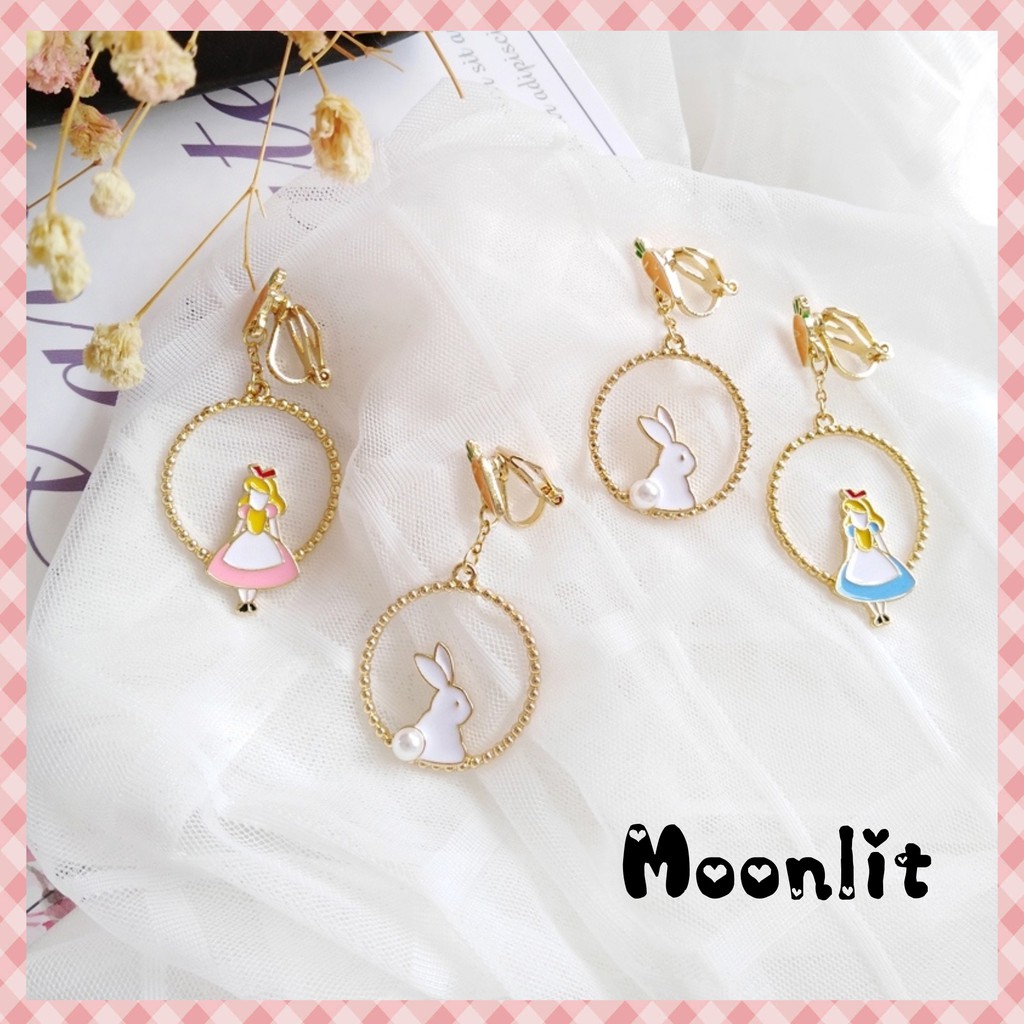 Sepasang Klip Telinga Bentuk Kartun Kelinci Untuk Anak Perempuan Shopee Indonesia