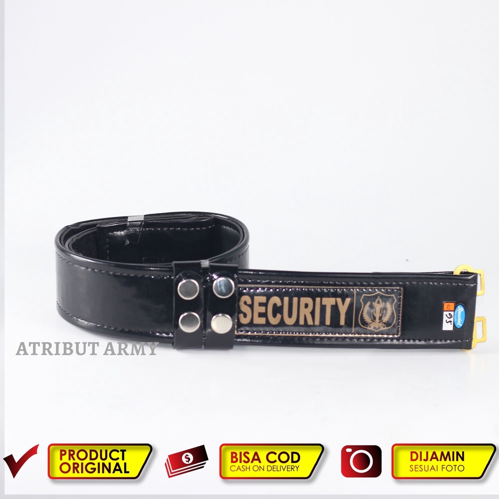 SABUK / KOPEL IKAT PINGGANG SATPAM SECURITY POLOS [SABUK SAJA]