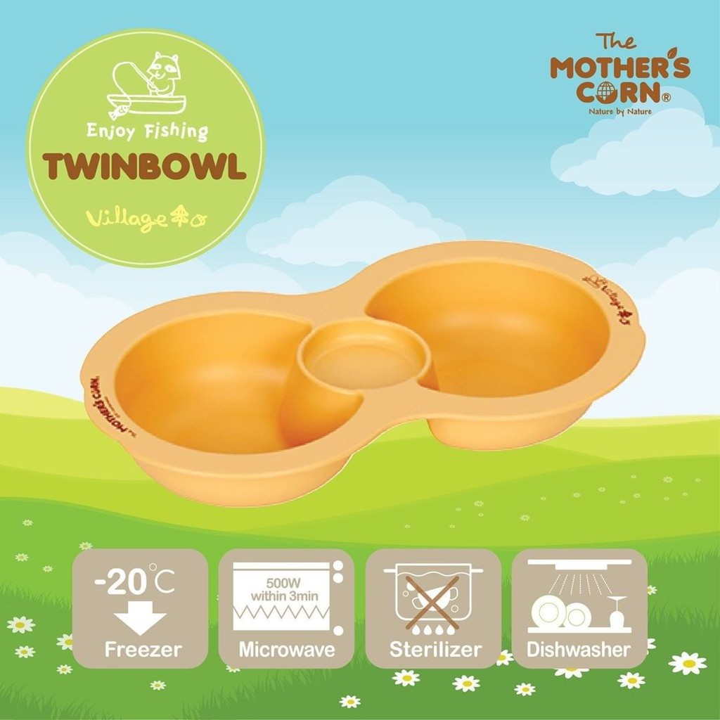 MOTHER'S CORN TWIN FISHING BOWL