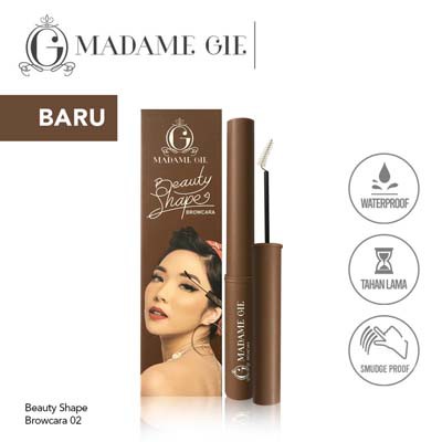 [BPOM] MADAME GIE Beauty Shape Browcara Mascara Alis Waterproof 5Gr