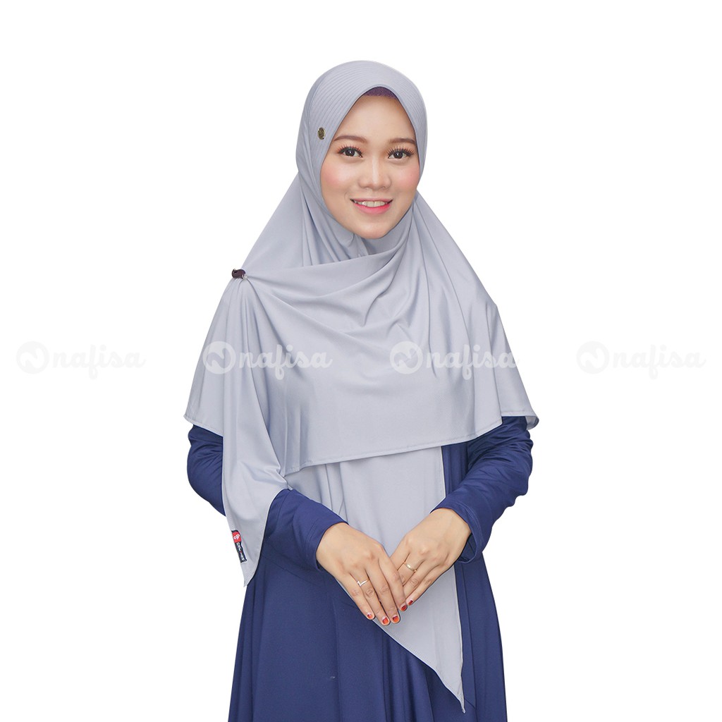 Jilbab Nafisa Davira/Hijab Segitiga/Kerudung instan murah/Jilbab Berkualitas-Abumuda