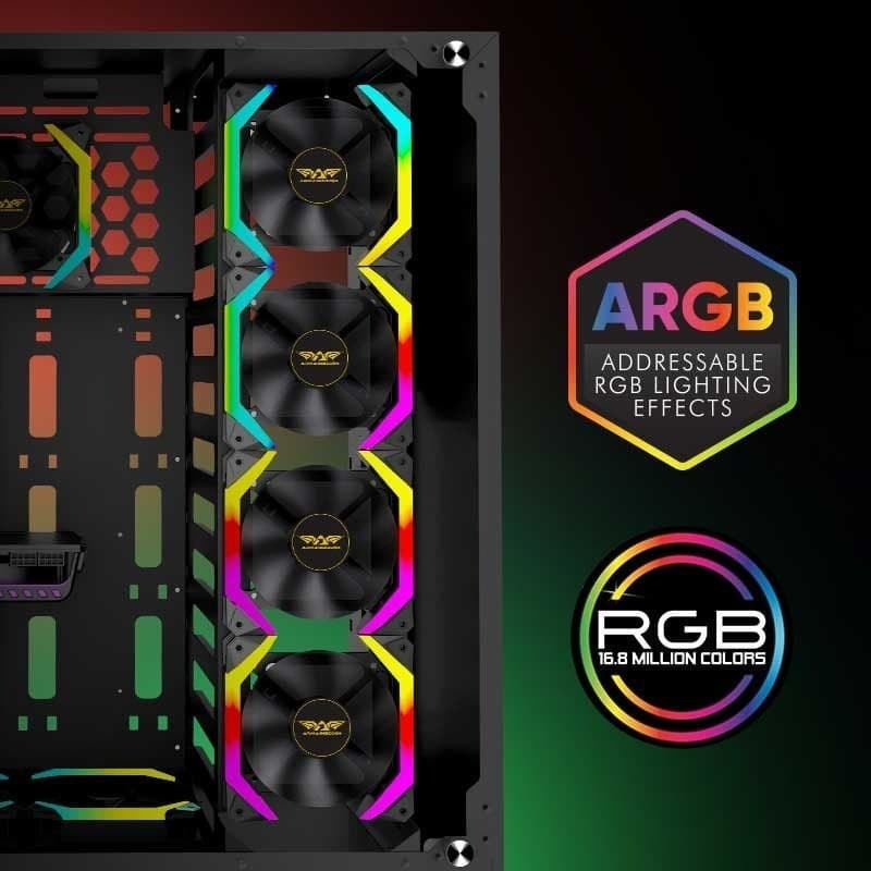 Fan Armaggeddon Tessaraxx SPY Series ARGB Fan | Support Aura Sync