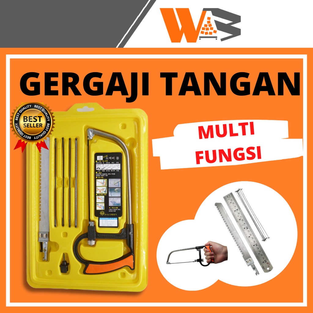 COD Gergaji Tangan Multifungsi Set Pemotong Kayu Besi Hand Saw