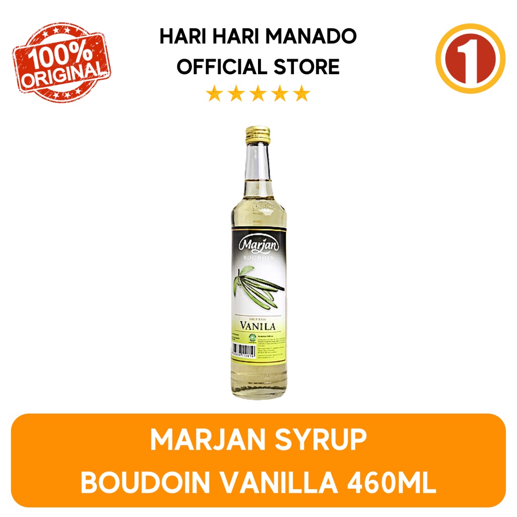 

MARJAN SYRUP BOUDOIN VANILLA 460ML