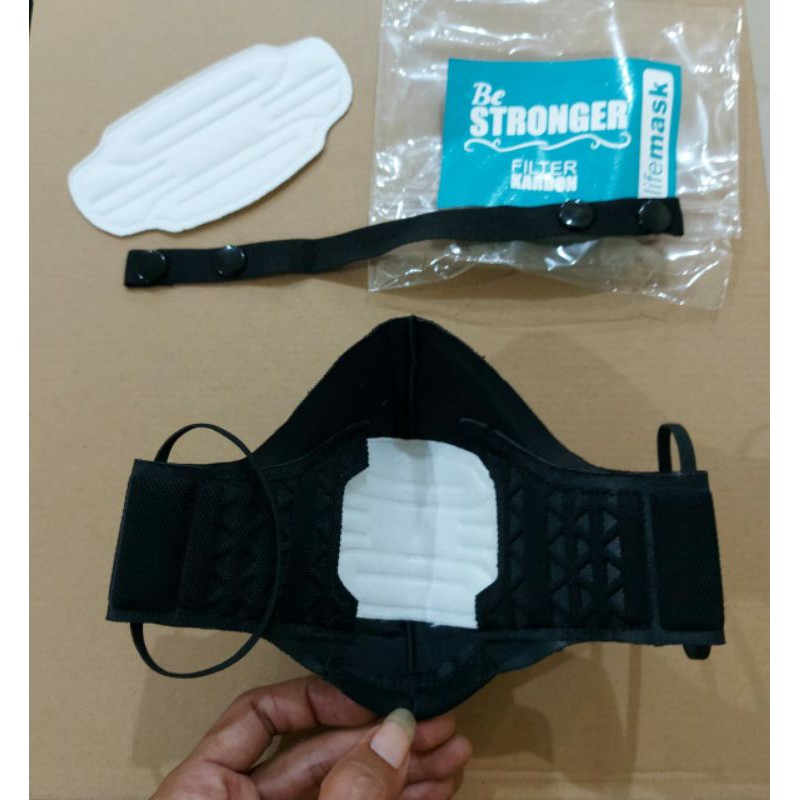 MASKER LIFEMASK TNI POLRI VERSI TOMO V 3 FILTER N 95 KARBON AKTIF PREMIUM