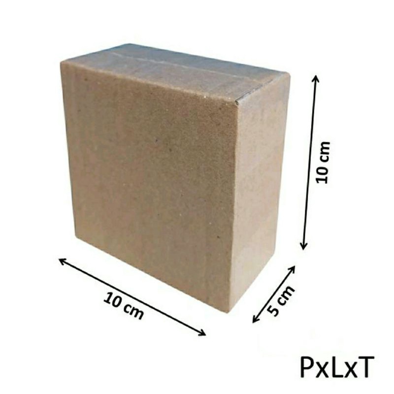 

Termurah kardus ukuran 10x5x10cm packing polos
