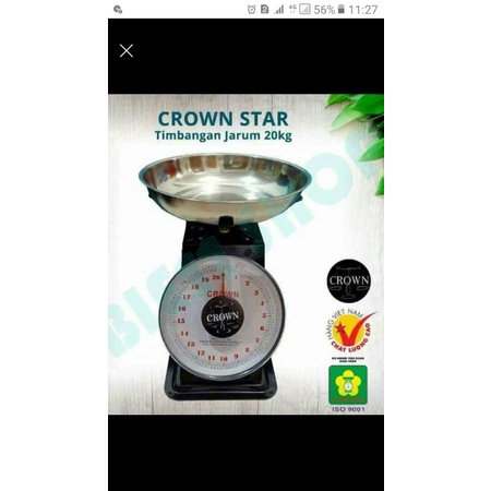 Timbangan crown star 20kg