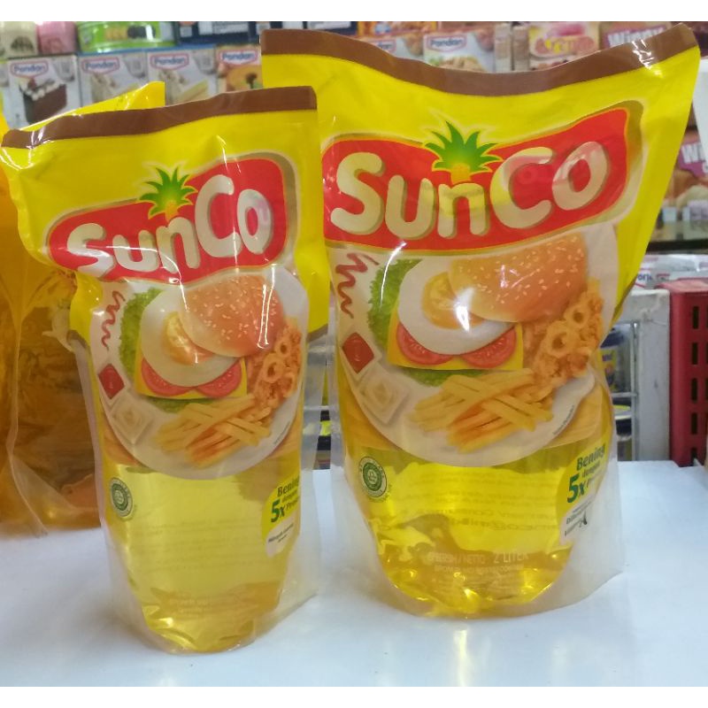 

SUNCO minyak goreng 1L & 2L refill