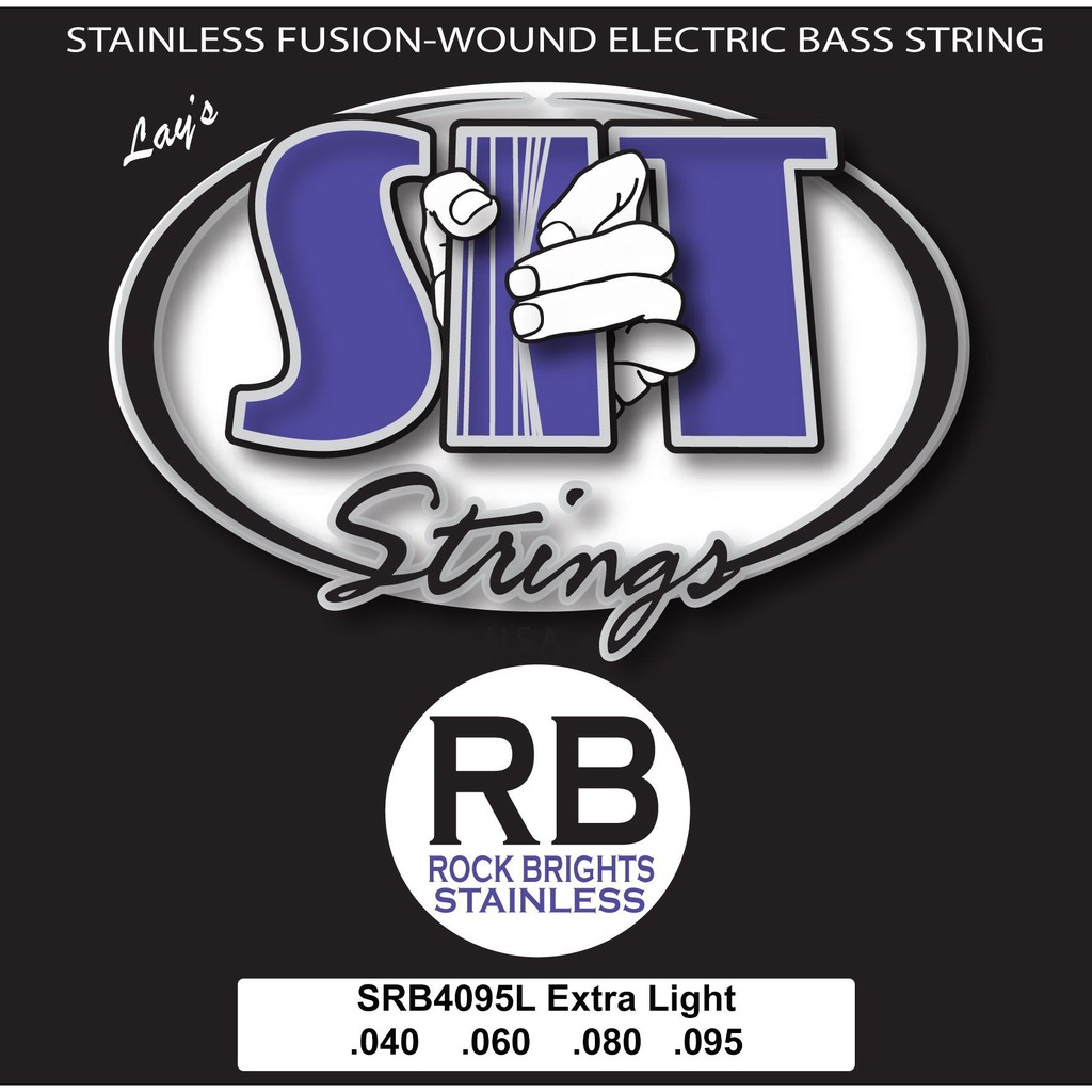 SRB4095L EXTRA LIGHT ROCK BRIGHT STAINLESS BASS SIT STRING