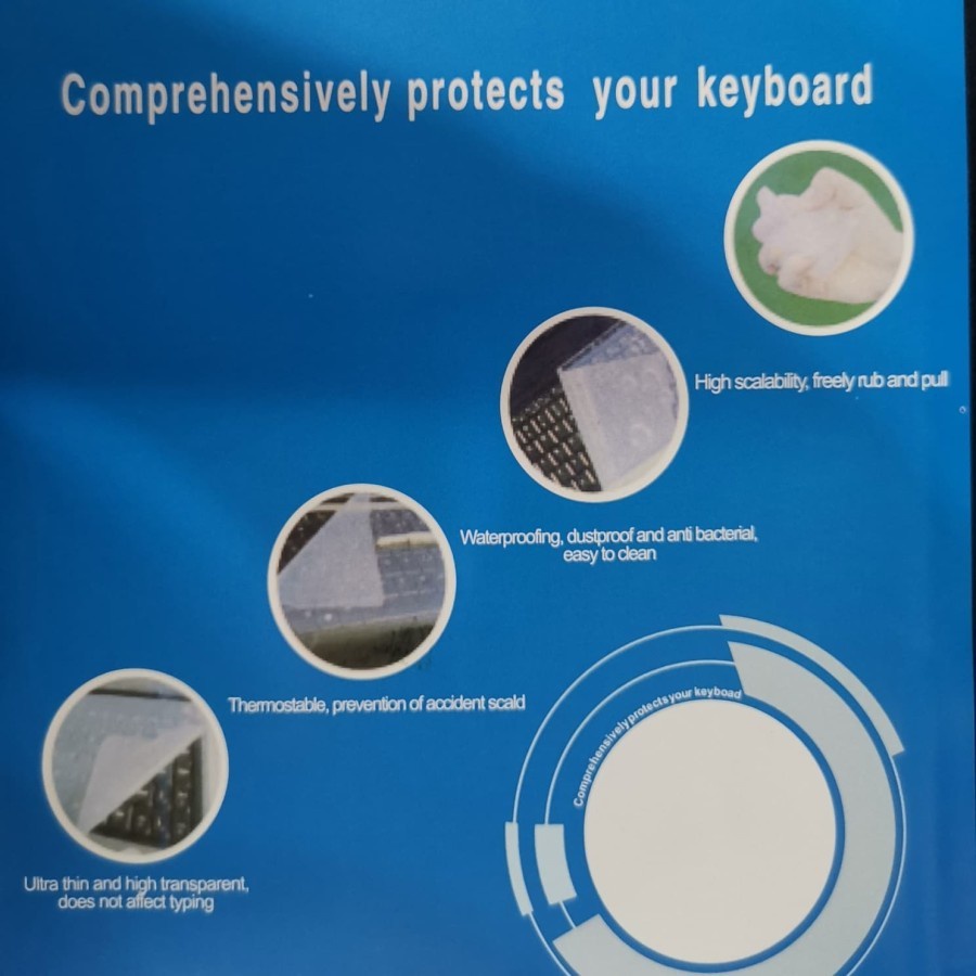 KP14 -  Keyboard Protector Pelindung Keyboard 14 Inch