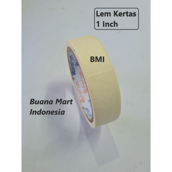

Lem Kertas Malvin 1 Inch 24mm | Masking Tape | Lakban Kertas | (1PC)