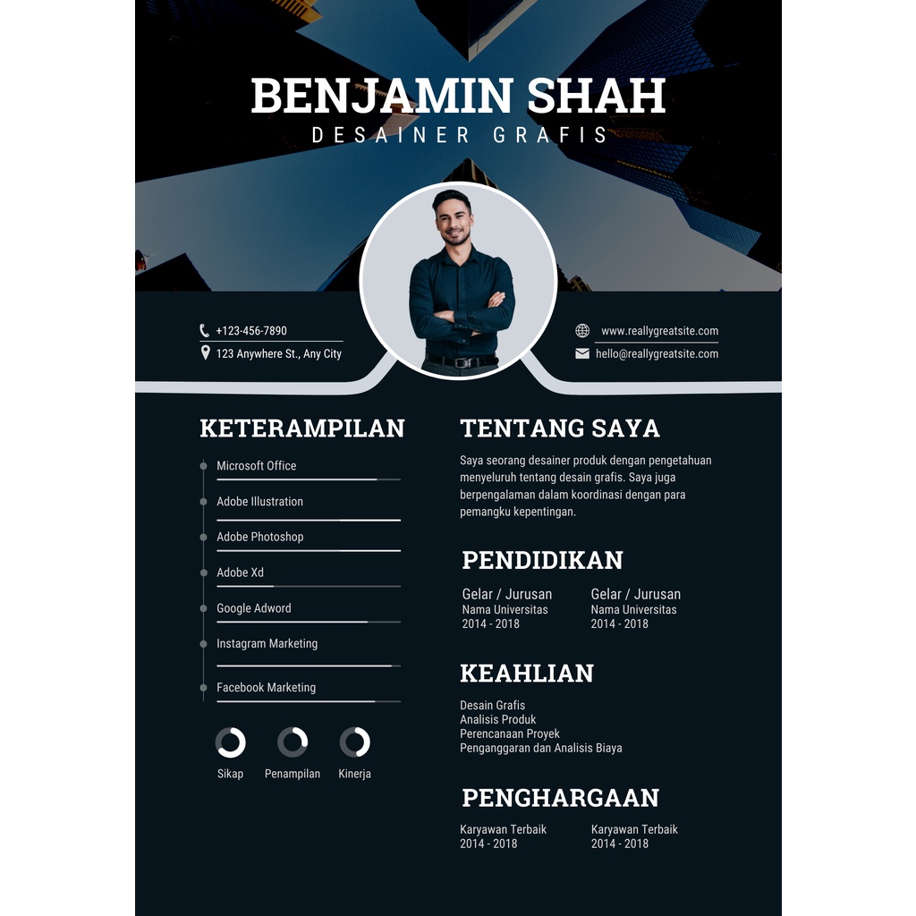 Desain CV (Curriculum Vitae)