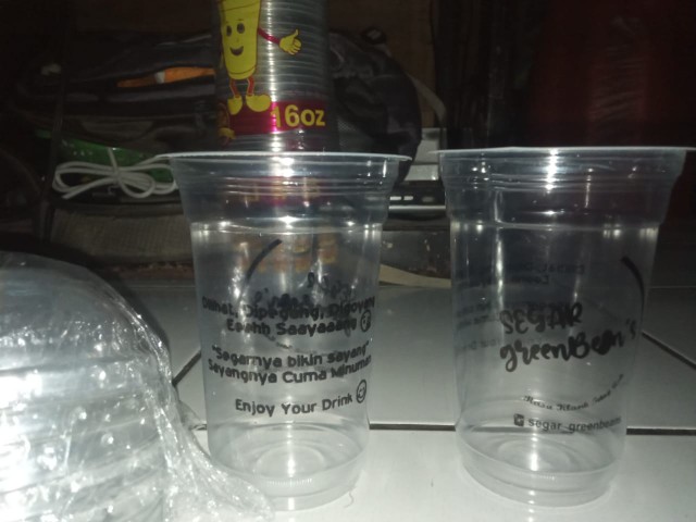 Paket Cup + Tutup+plastik Take Away